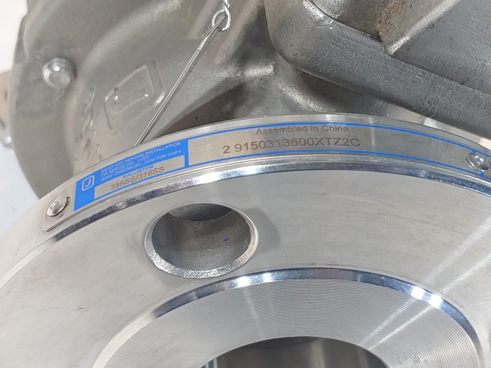 Jamesbury 2" 150# Actuated Flanged 2-PC Ball Valve Series VPVL350SR4/5BD
