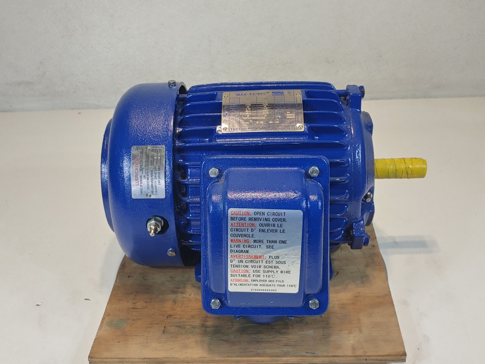 Teco Westinghouse MAX-E2/841 NEMA 1.5/1.1HP Electric Motor