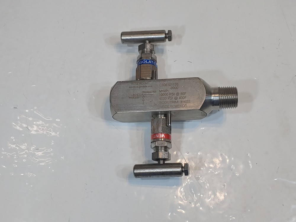 Rosemount C306101126-0000 In-Line Manifold Valve