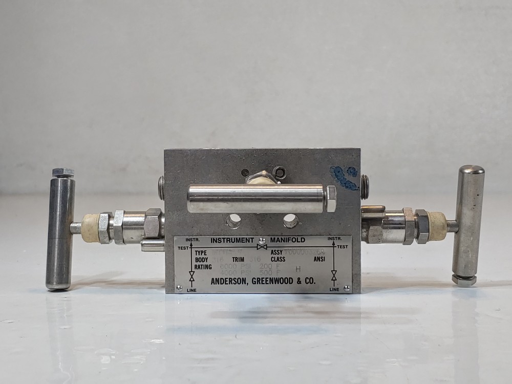 Anderson Greenwood 3-Way Manifold Valve Type: M1VIS-4