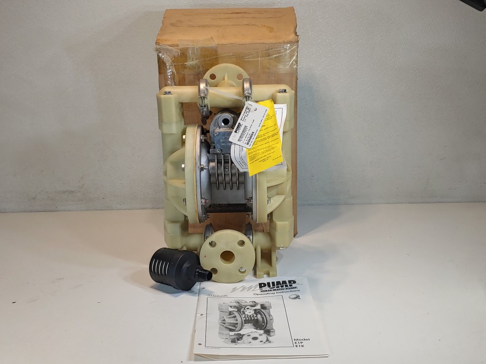 Versamatic 1" E-Series Polypro Diaphragm Pump  E1PA6X669