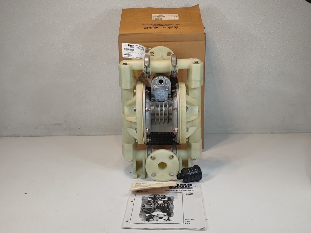 Versamatic 1" E-Series Polypro Diaphragm Pump  E1PA6X6T9
