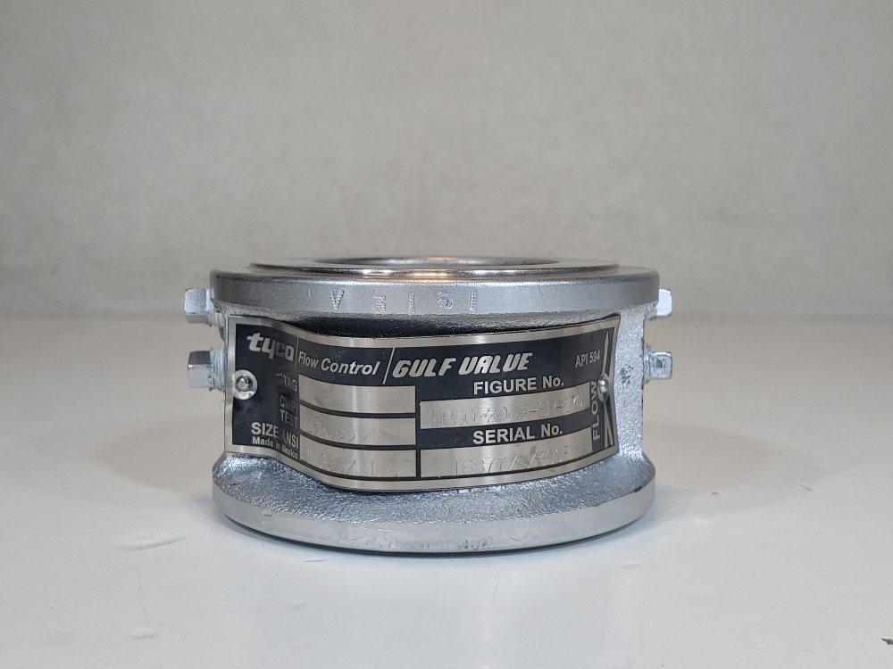 Tyco Flow Control Gulf 2" 600# Wafer Check Valve MB60-2049-SR-170