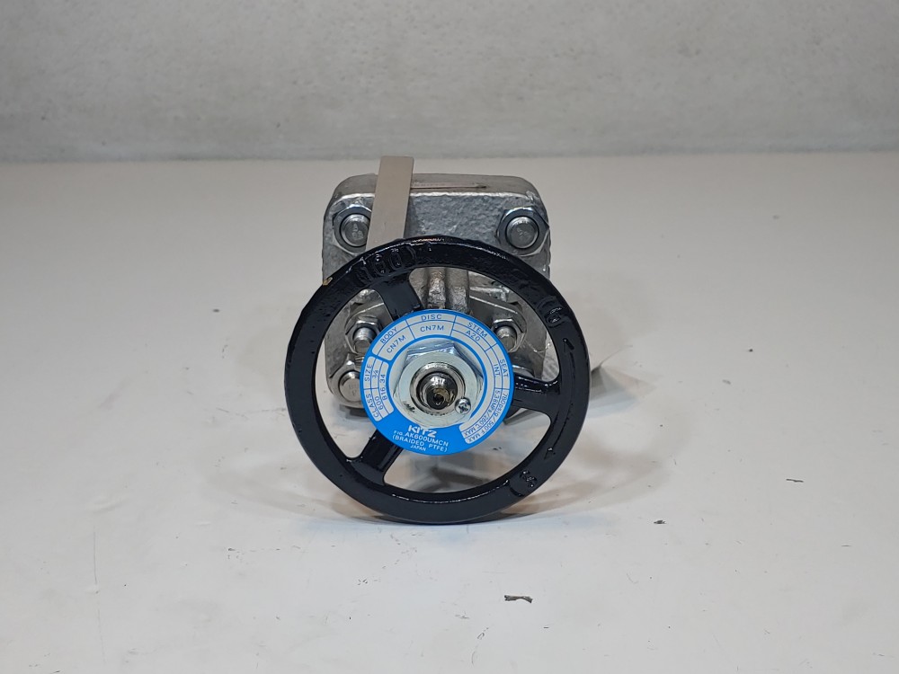 Kitz 3/4" NPT 150# CN7M Gate Valve AK600UMCN