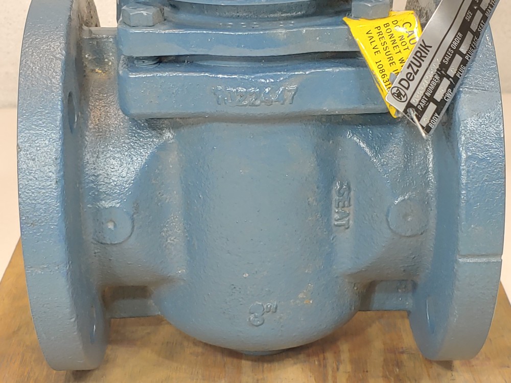 DEZURIK 9383469R007 CI NBR 3" 175# Flanged Plug Valve