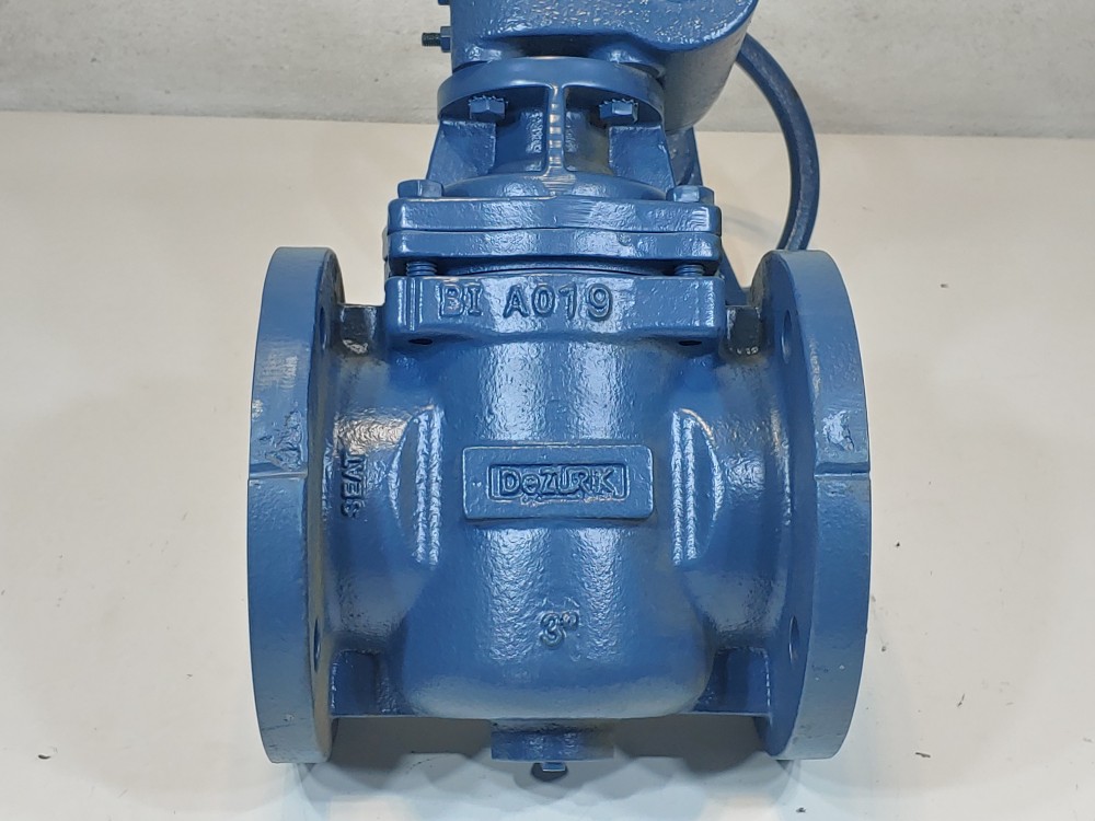 DEZURIK 9431967R003 CI NBR 3" 175# Flanged Gear Operated Plug Valve