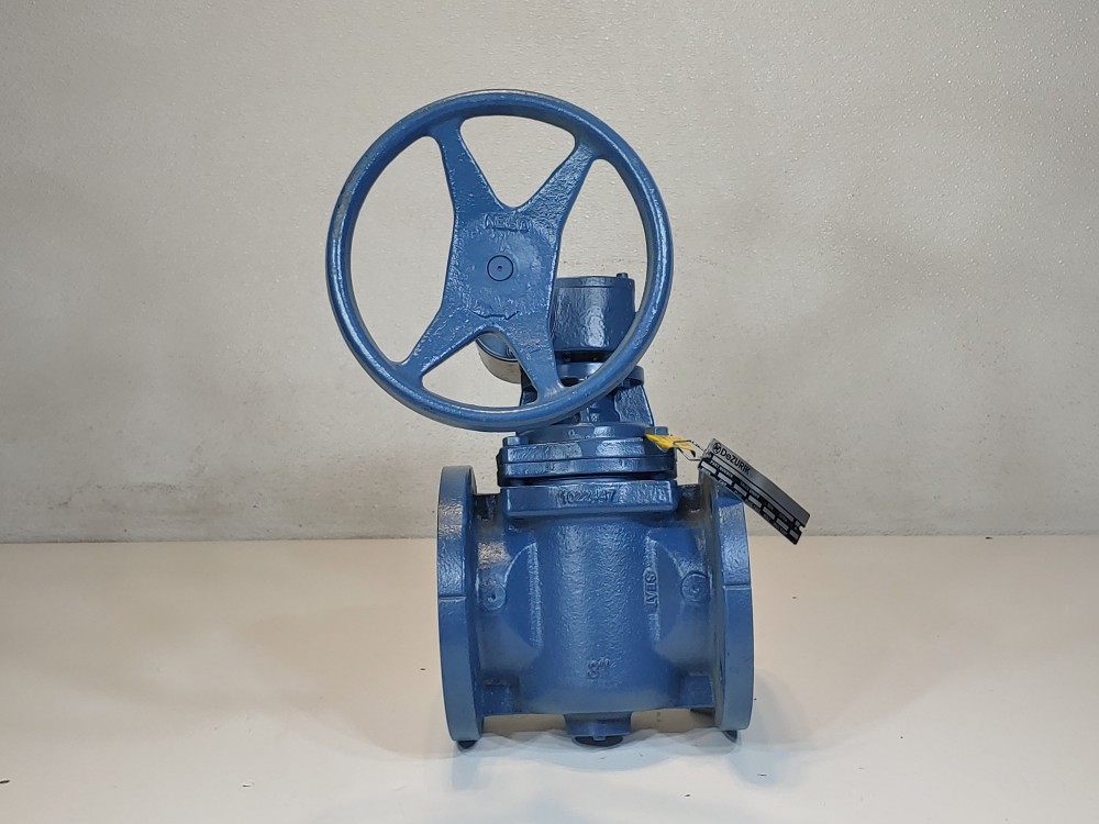 DEZURIK 9431967R003 CI NBR 3" 175# Flanged Gear Operated Plug Valve