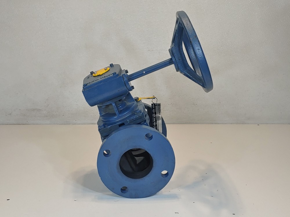DEZURIK 9431967R003 CI NBR 3" 175# Flanged Gear Operated Plug Valve