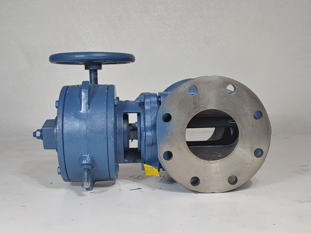 DEZURIK 99210671R005 CI NBR 4" 175# Gear Operated Flanged Plug Valve