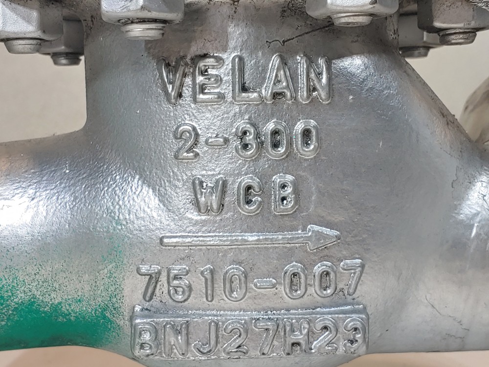 Velan 2" 300# RF WCB Check Valve Fig#: F08-1114C-02TY-X240