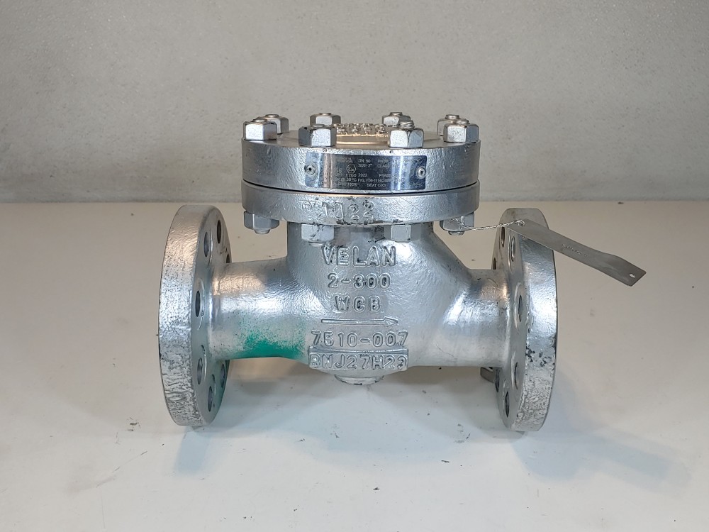 Velan 2" 300# RF WCB Check Valve Fig#: F08-1114C-02TY-X240