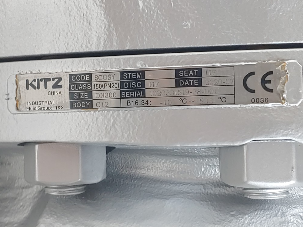 Kitz 12" 150# RF C12 Check Valve Fig#: 150SC0S12CY