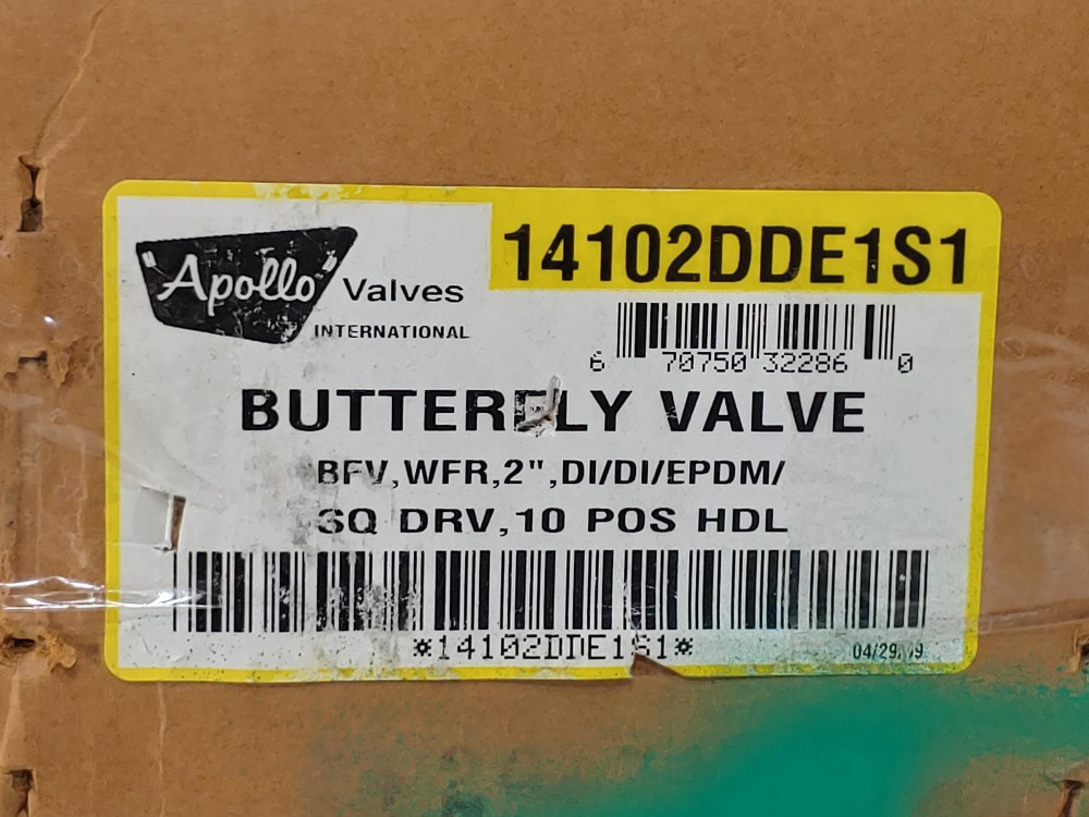 Apollo 2" Butterfly  w/10 POS Handle Model#: 14102DDE1S1