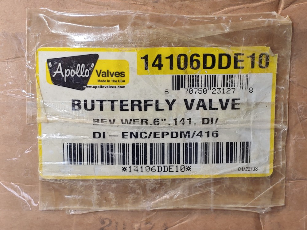 Apollo 6" Butterfly Wafer w/ Notch Plate Handle Model#: 14106DDE10