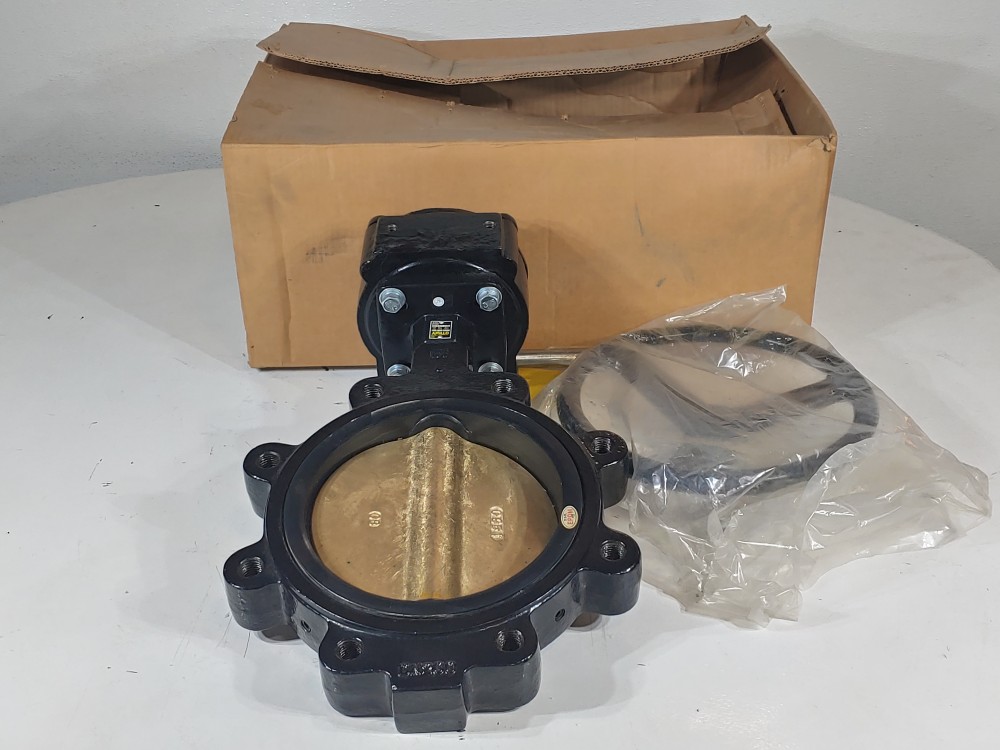 Apollo 8" Lug Wafer Butterfly Valve w/ Gear Operator LD14108BE12