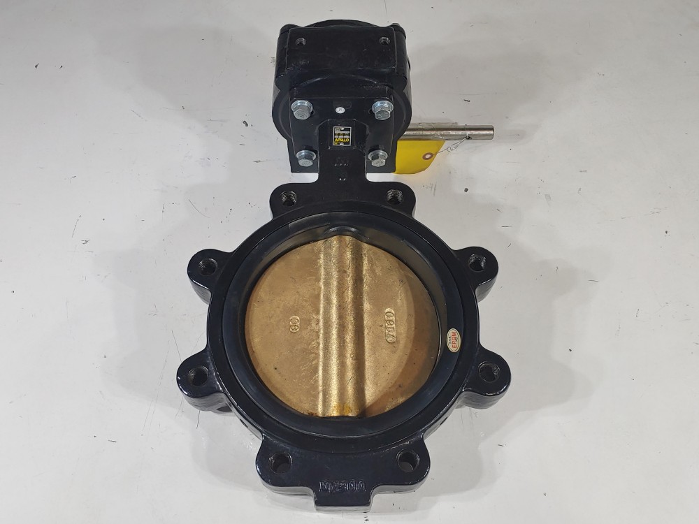 Apollo 8" Lug Wafer Butterfly Valve w/ Gear Operator LD14108BE12
