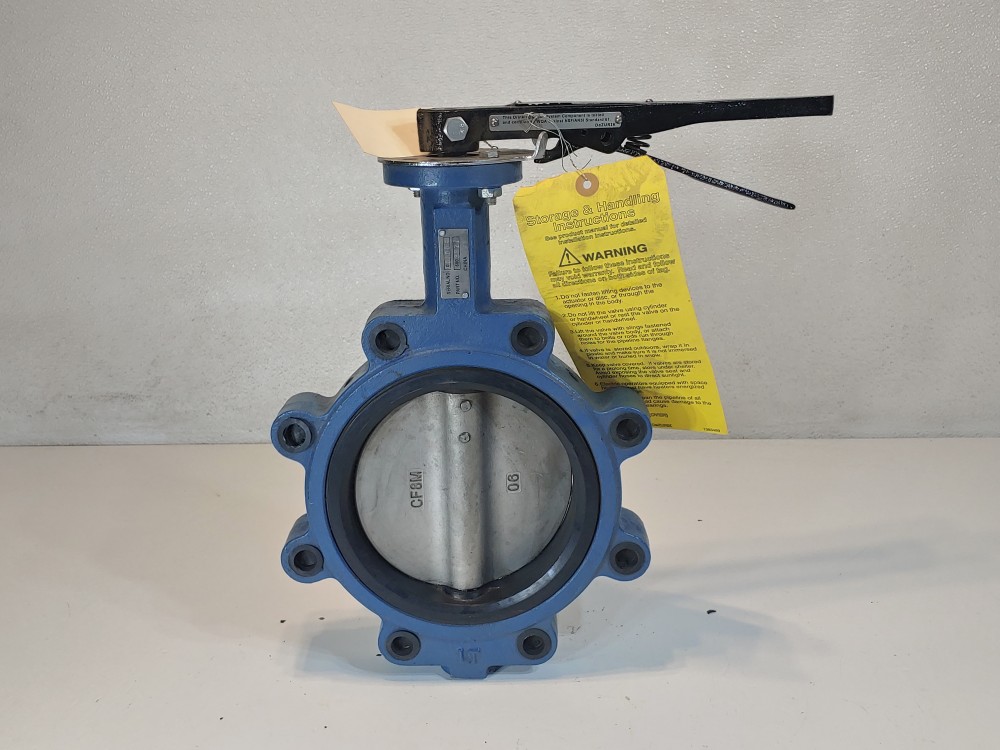 Dezurik  6" 200 CWP CI/CF8M Lug Butterfly Valve PN 9608071R001