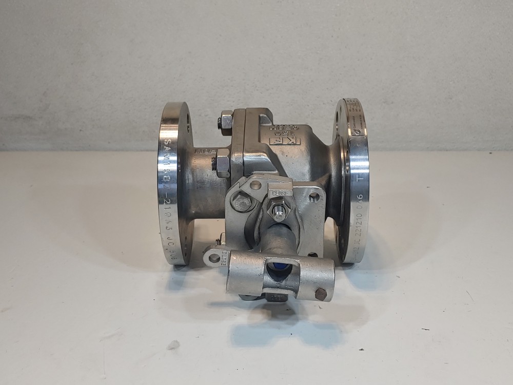 KF Contromatics 2" X 2" 150# RF  2-Piece FP CF8M Ball Valve Model#:0089629