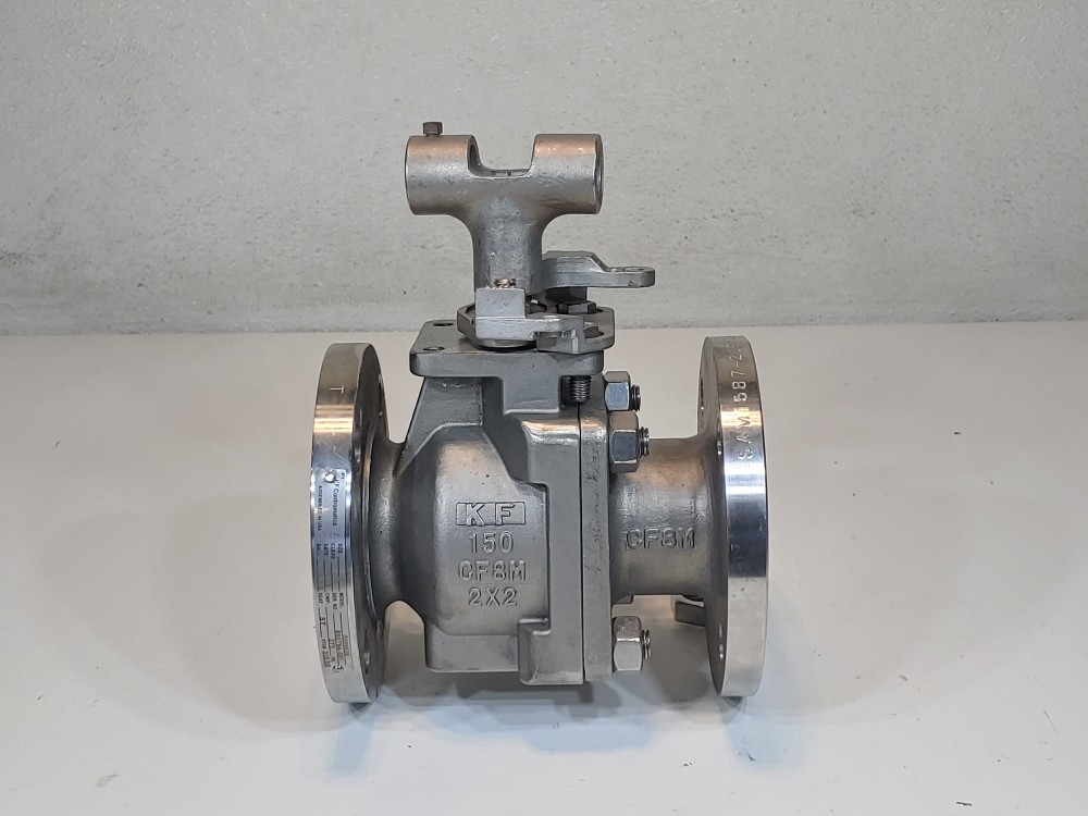 KF Contromatics 2" X 2" 150# RF  2-Piece FP CF8M Ball Valve Model#:0089629