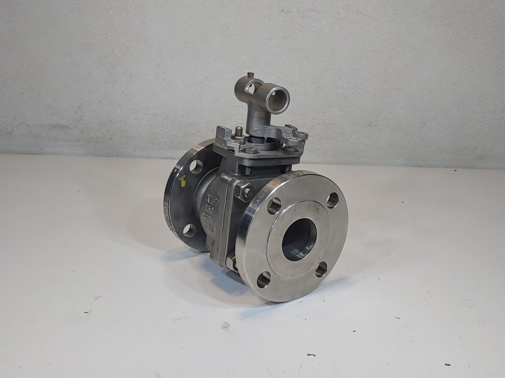 KF Contromatics 2" X 2" 150# RF  2-Piece FP CF8M Ball Valve Model#:0089629
