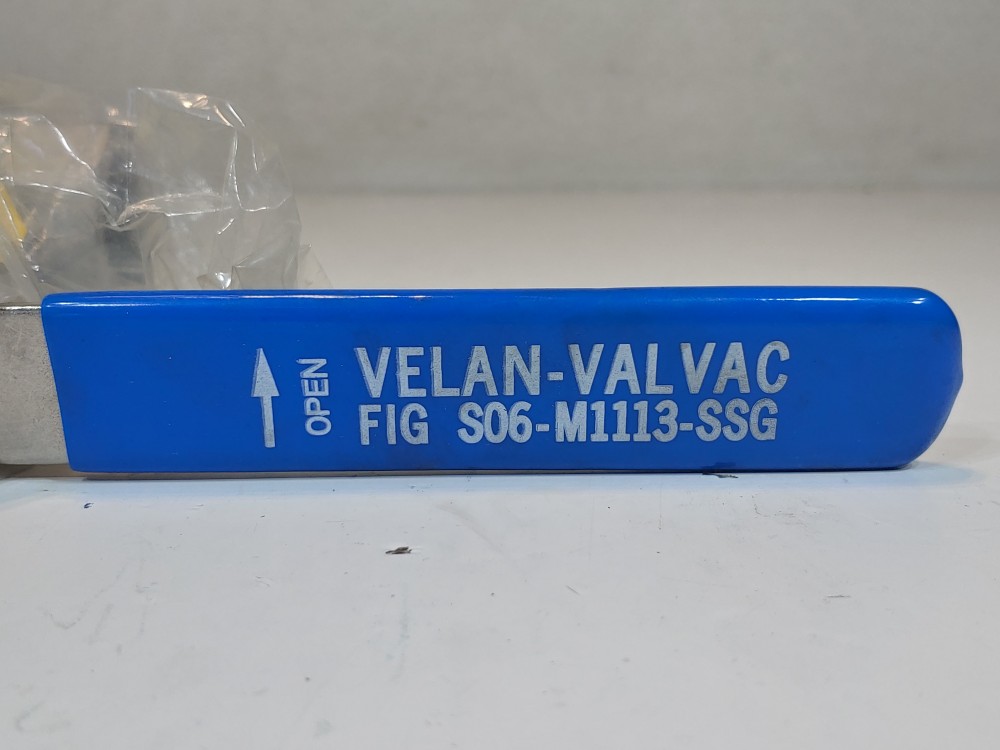 Lot of (2) Velan 1-1/4" 1500 WOG Thrd 2-PC RP CF8M Ball Valve SO6-M1113-SSG