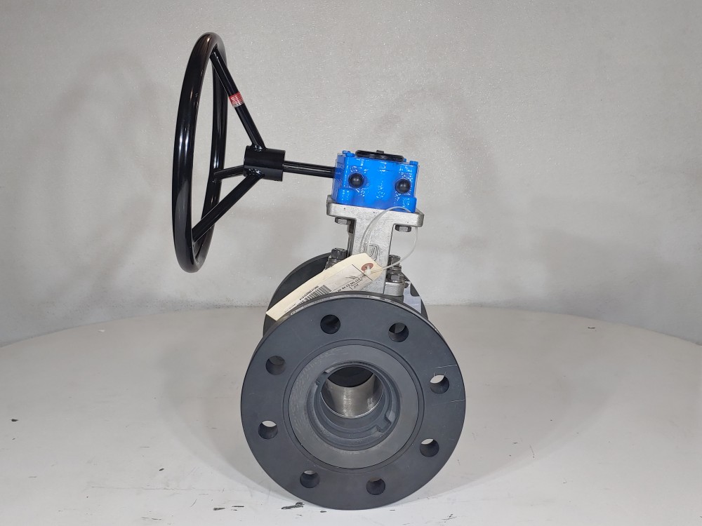 Jamesbury 4" 300 RF Chlorine Neles Rotork Type AB215 N Actuated Ball Valve 