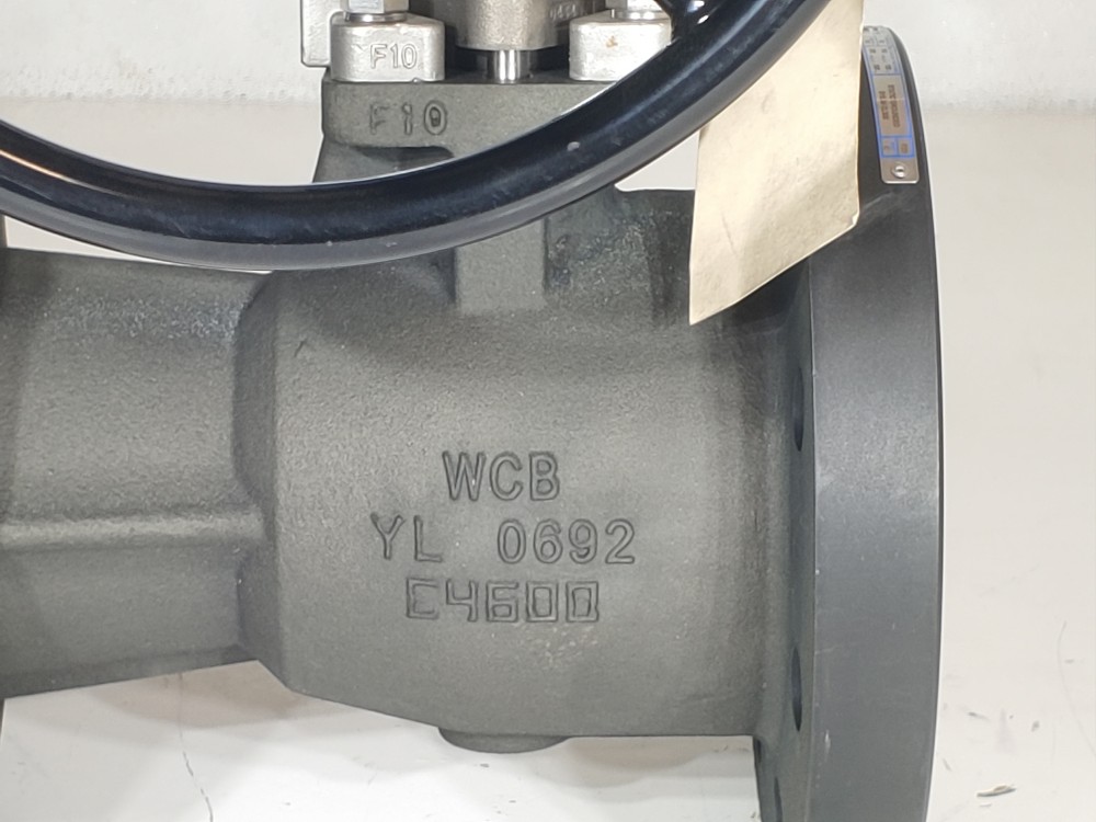 Jamesbury 4" 300 RF Chlorine Neles Rotork Type AB215 N Actuated Ball Valve 