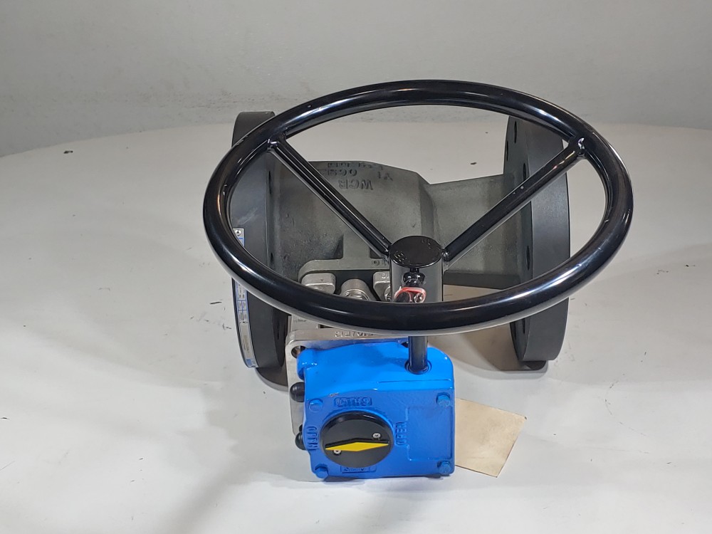 Jamesbury 4" 300 RF Chlorine Neles Rotork Type AB215 N Actuated Ball Valve 