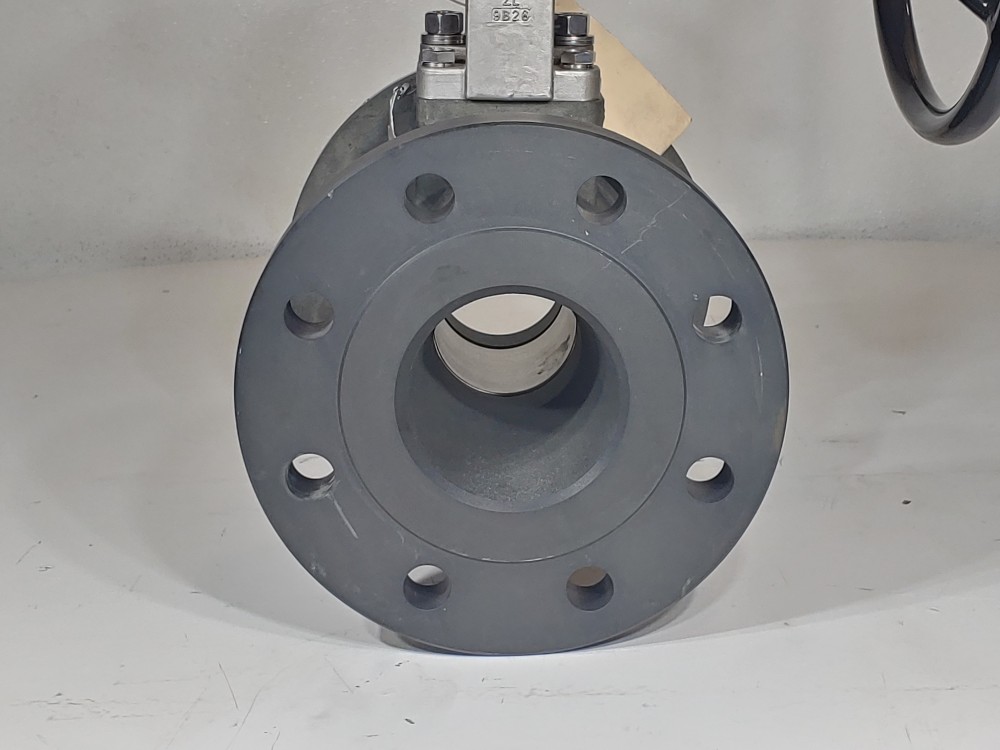 Jamesbury 4" 300 RF Chlorine Neles Rotork Type AB215 N Actuated Ball Valve 