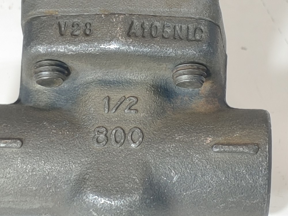 Smith 1/2" 800# Threaded Forged Piston Check Valve Fig#: SB80