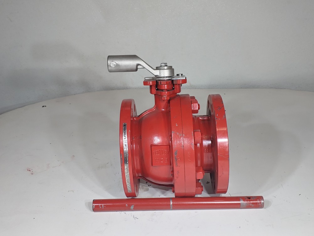 Keckley 4" 150# RR 2-PC Flanged Ball Valve Figure#: BVF2RF2FCSRGSL-400