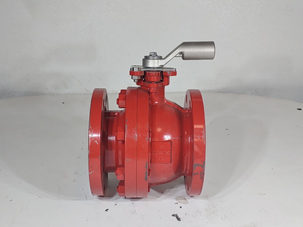 Keckley 4" 150# RR 2-PC Flanged Ball Valve Figure#: BVF2RF2FCSRGSL-400