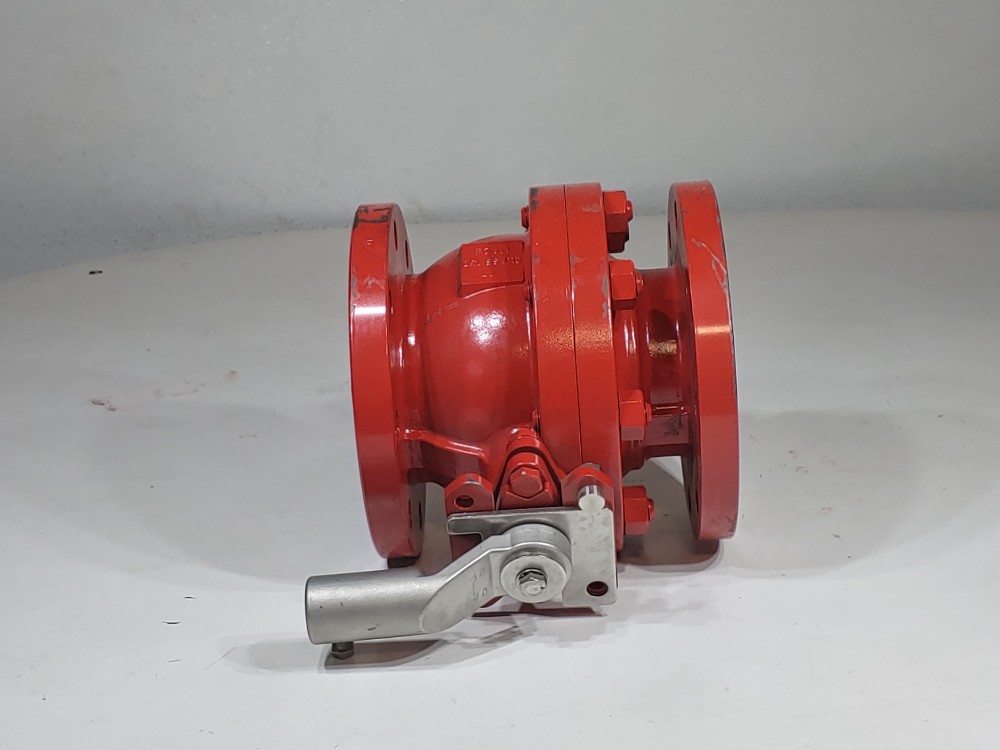 Keckley 4" 150# RR 2-PC Flanged Ball Valve Figure#: BVF2RF2FCSRGSL-400