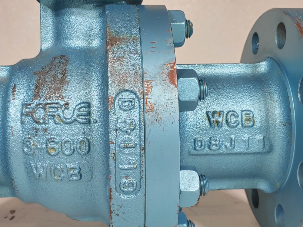 Force 3" 600# 2-PC RF FP WCB/CF8M Floating Ball Valve Figure#: 3-BF13-ACJ1L