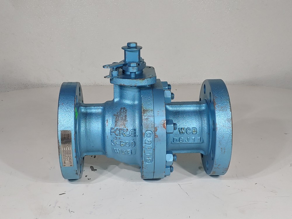 Force 3" 600# 2-PC RF FP WCB/CF8M Floating Ball Valve Figure#: 3-BF13-ACJ1L