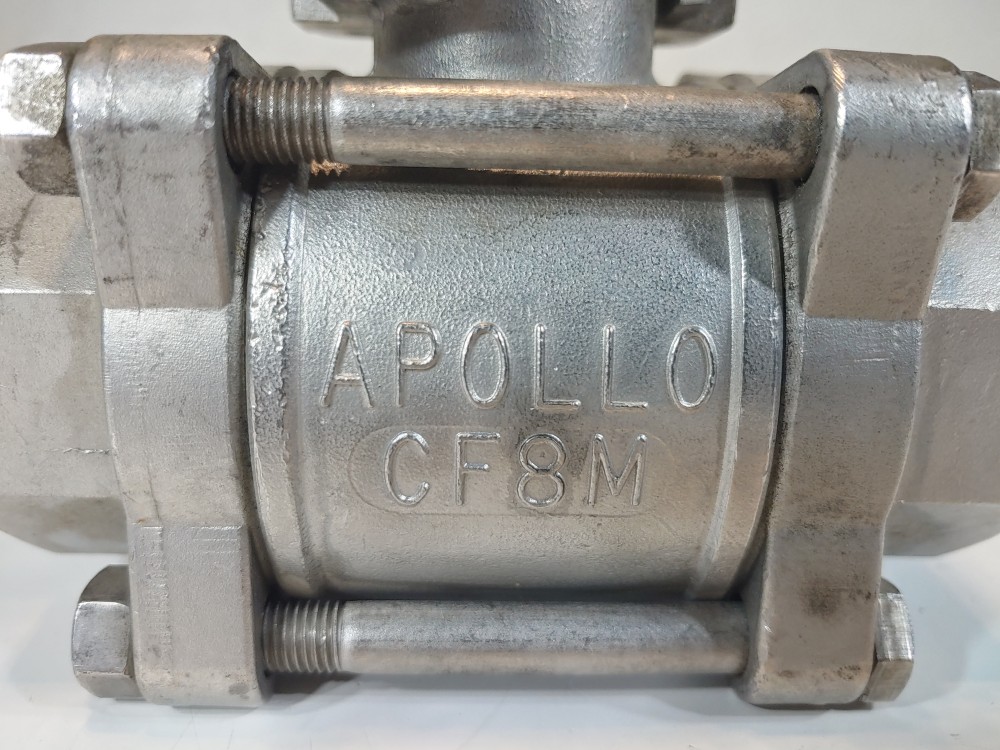 Apollo 1-1/4" 1000 WOG 3-PC Thrd CF8M Ball Valve 
