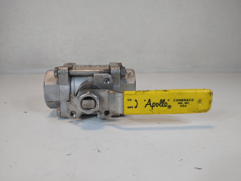 Apollo 1-1/4" 1000 WOG 3-PC Thrd CF8M Ball Valve 