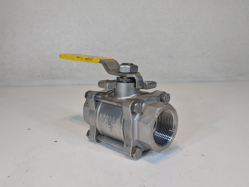 Apollo 1-1/4" 1000 WOG 3-PC Thrd CF8M Ball Valve 