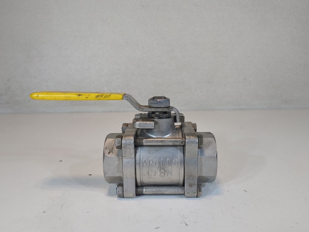 Apollo 1-1/4" 1000 WOG 3-PC Thrd CF8M Ball Valve 