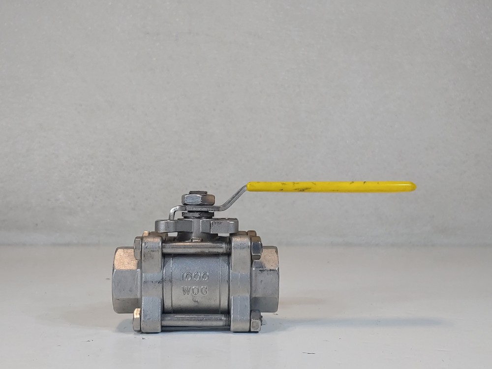 Apollo 3/4" 1000 WOG FP CF8M 3-PC Threaded Ball Valve