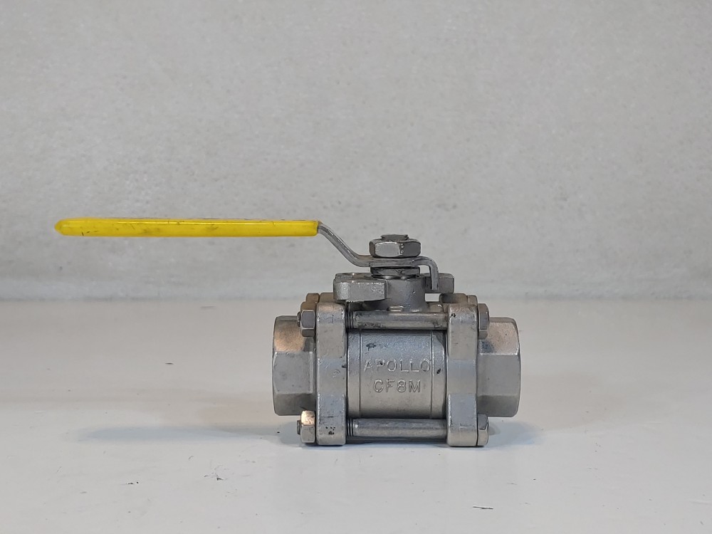 Apollo 3/4" 1000 WOG FP CF8M 3-PC Threaded Ball Valve
