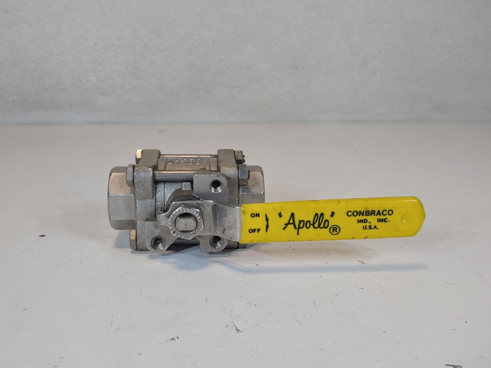 Apollo 3/4" 1000 WOG FP CF8M 3-PC Threaded Ball Valve