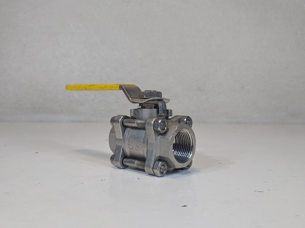 Apollo 3/4" 1000 WOG RP CF8M 3-PC Threaded Ball Valve Figure#: 85-100-01