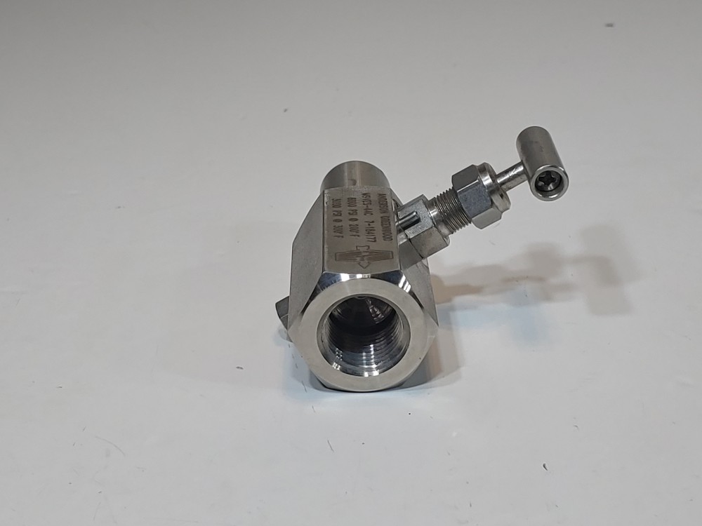 Anderson Greenwood 1/2" 6000 PSI Model# M9VES-44C Block & Bleed Valve