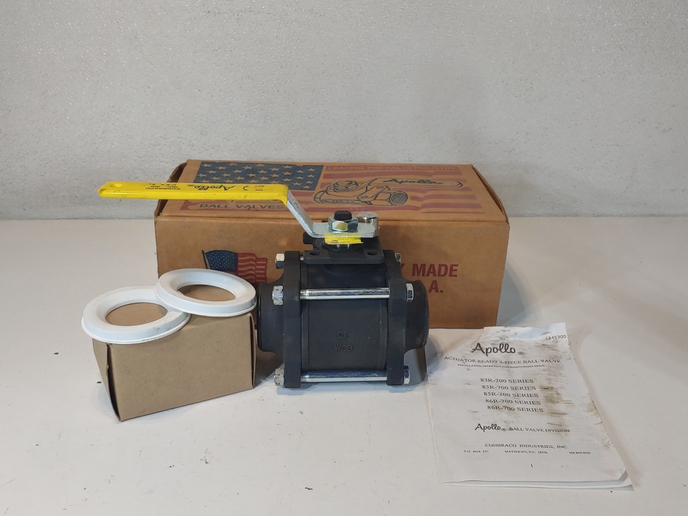 Apollo 2" 150# 1000 PSI Butt Weld 3-PC Ball Valve #83R-708-01