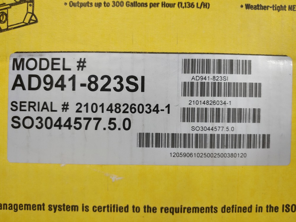 LMI Milton Roy Chemical Metering Pump AD941-823SI
