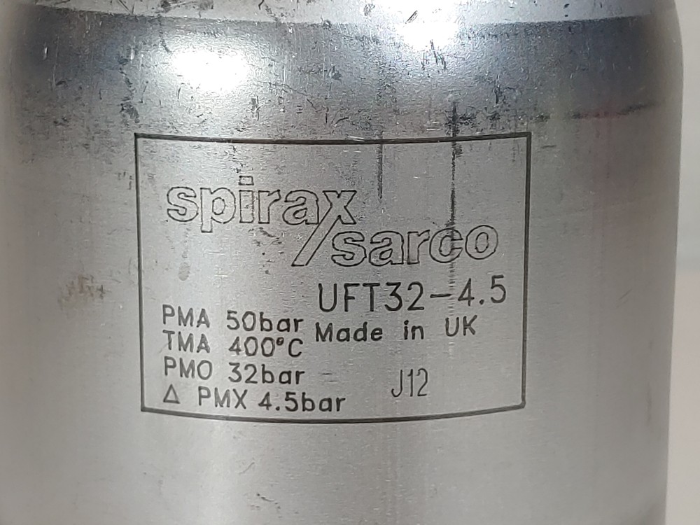 Spirax Sarco Sealed SS Thermostatic Ball Float Steam Trap UFT32-4.5