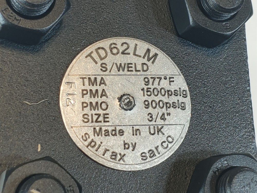 Spirax Sarco 3/4" SW Thermodynamic Steam Trap TD62LM
