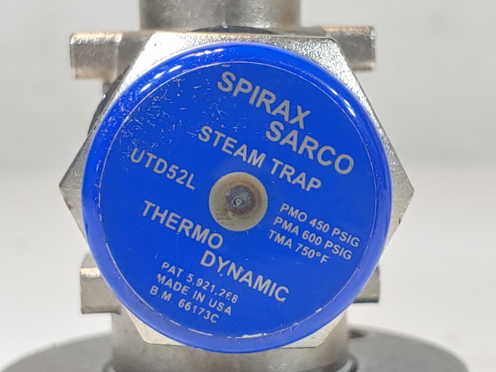 Spirax Sarco UTD52L Thermo Dynamic Steam Trap 450 PSIG w/ Universal Connector