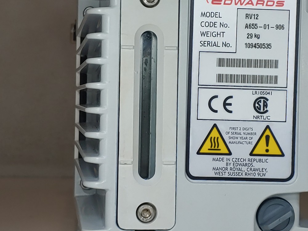 Edwards RV12 Rotary Vane Vacuum Pump 